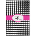 Houndstooth w/Pink Accent Poster - Matte - 24x36 (Personalized)