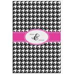 Houndstooth w/Pink Accent Poster - Matte - 24x36 (Personalized)