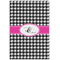 Houndstooth w/Pink Accent 24x36 - Matte Poster - Front View