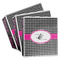 Houndstooth w/Pink Accent 3-Ring Binder Group