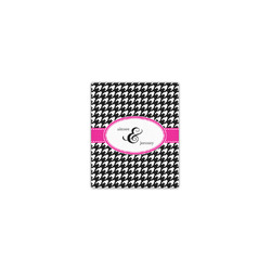 Houndstooth w/Pink Accent Canvas Print - 8x10 (Personalized)
