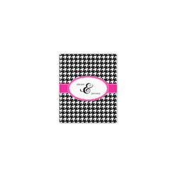 Houndstooth w/Pink Accent Canvas Print - 8x10 (Personalized)