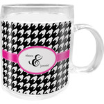 Houndstooth w/Pink Accent Acrylic Kids Mug (Personalized)