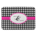 Houndstooth w/Pink Accent Anti-Fatigue Kitchen Mat (Personalized)