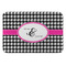Houndstooth w/Pink Accent Anti-Fatigue Kitchen Mat (Personalized)