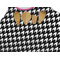 Houndstooth w/Pink Accent Apron - Pocket Detail with Props