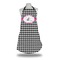 Houndstooth w/Pink Accent Apron w/ Couple's Names