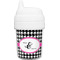 Houndstooth w/Pink Accent Baby Sippy Cup