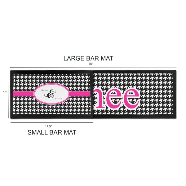 Houndstooth w/Pink Accent Bar Mats - Sizing Chart