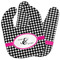 Houndstooth w/Pink Accent Bibs - Main New and Old