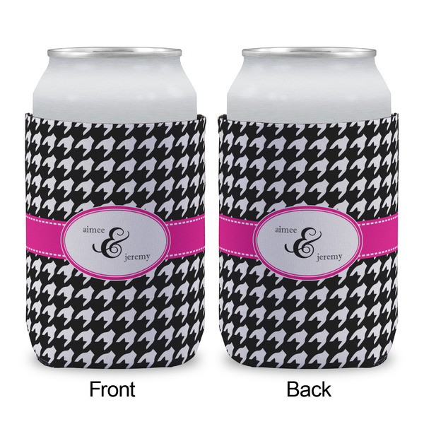 Houndstooth w/Pink Accent Can Sleeve - APPROVAL (single)