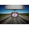 Houndstooth w/Pink Accent Car Ornament (Road)