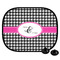 Houndstooth w/Pink Accent Car Side Window Sun Shade (Personalized)