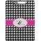 Houndstooth w/Pink Accent Clipboard