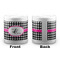Houndstooth w/Pink Accent Coin Bank - Apvl