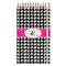 Houndstooth w/Pink Accent Colored Pencils (Personalized)