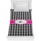 Houndstooth w/Pink Accent Comforter (Twin)
