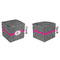 Houndstooth w/Pink Accent Cubic Gift Box - Approval