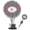 Houndstooth w/Pink Accent Custom Bottle Stopper (main and full view)