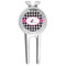 Houndstooth w/Pink Accent Golf Divot Tool & Ball Marker (Personalized)