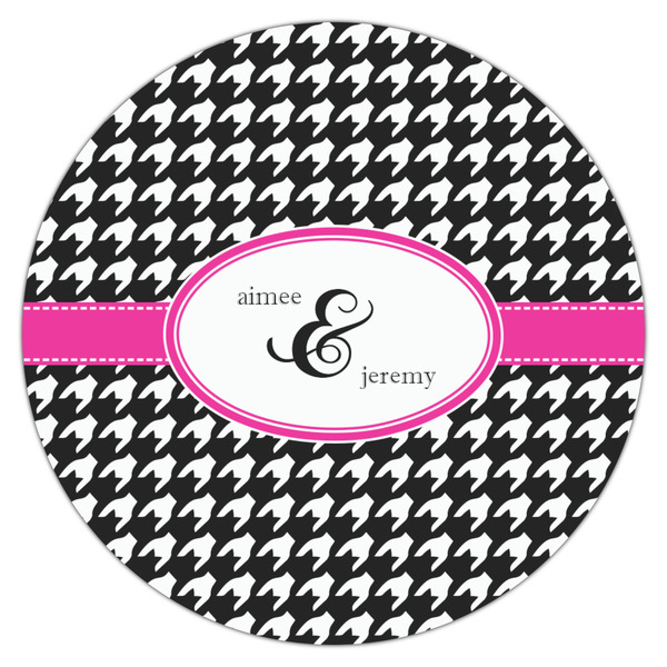 Houndstooth w/Pink Accent Drink Topper - XSmall - Single