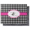 Houndstooth w/Pink Accent Electronic Screen Wipe - Flat