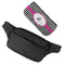 Houndstooth w/Pink Accent Fanny Packs - FLAT (flap off)