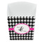 Houndstooth w/Pink Accent French Fry Favor Box - Front View