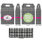 Houndstooth w/Pink Accent Gable Favor Box - Approval