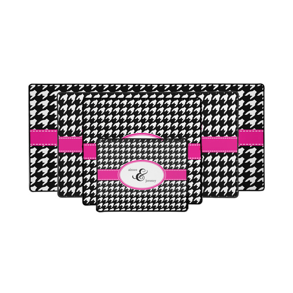 Houndstooth w/Pink Accent Gaming Mats - PARENT/MAIN