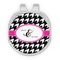 Houndstooth w/Pink Accent Golf Ball Hat Marker Hat Clip