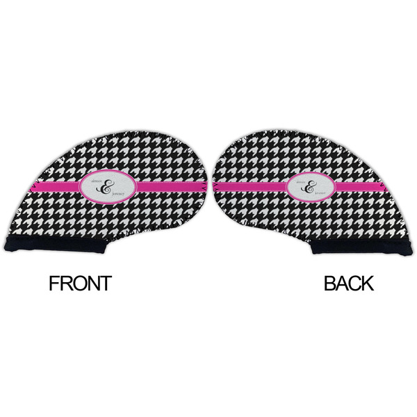 Houndstooth w/Pink Accent Golf Club Covers - APPROVAL