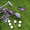 Houndstooth w/Pink Accent Golf Club Covers - LIFESTYLE