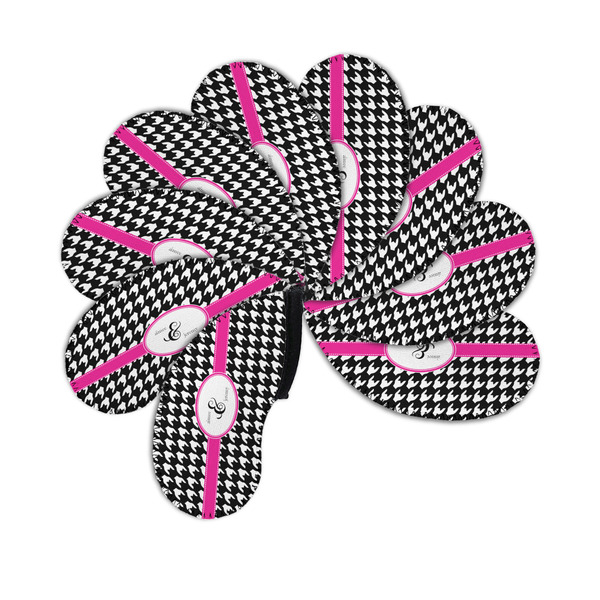 Houndstooth w/Pink Accent Golf Club Covers - PARENT/MAIN (set of 9)