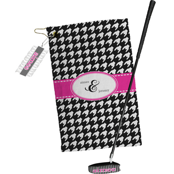 Houndstooth w/Pink Accent Golf Gift Kit (Full Print)