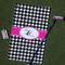 Houndstooth w/Pink Accent Golf Towel Gift Set - Main