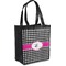 Houndstooth w/Pink Accent Grocery Bag - Main