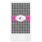 Houndstooth w/Pink Accent Guest Napkin - Front View