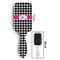 Houndstooth w/Pink Accent Hair Brush - Approval
