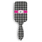 Houndstooth w/Pink Accent Hair Brushes (Personalized)