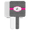 Houndstooth w/Pink Accent Hand Mirrors - Approval