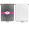 Houndstooth w/Pink Accent House Flags - Single Sided - APPROVAL