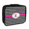 Houndstooth w/Pink Accent Insulated Lunch Bag (Personalized)