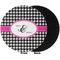 Houndstooth w/Pink Accent Jar Opener - Apvl