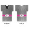 Houndstooth w/Pink Accent Jersey Bottle Cooler - APPROVAL