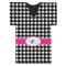 Houndstooth w/Pink Accent Jersey Bottle Cooler (Personalized)