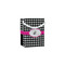 Houndstooth w/Pink Accent Jewelry Gift Bag - Gloss - Main