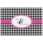 Houndstooth w/Pink Accent Jigsaw Puzzle - 1000-piece (Personalized)