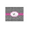 Houndstooth w/Pink Accent Jigsaw Puzzle 110 Piece - Front