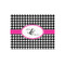 Houndstooth w/Pink Accent Jigsaw Puzzle 252 Piece - Front